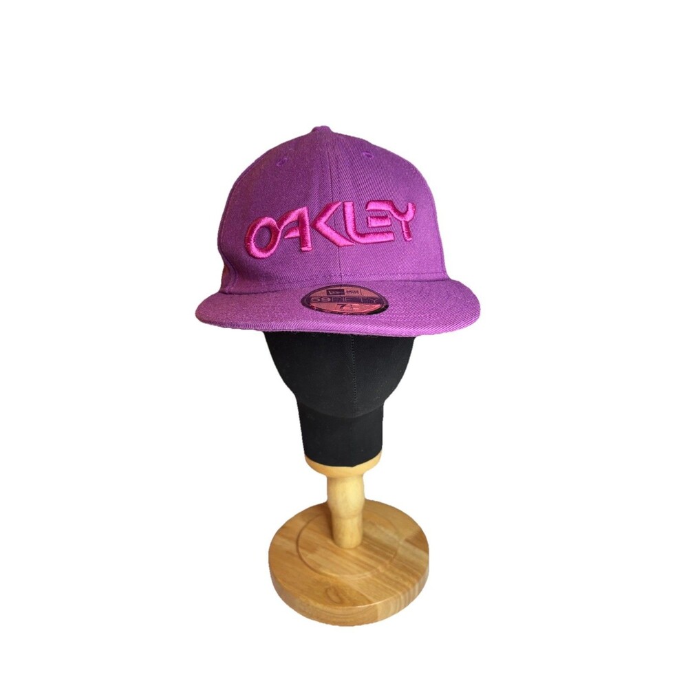 Oakley New Era 9FIFTY Snapback Hat Purple Embroidered Logo Surf Skate Golf 7 1/4